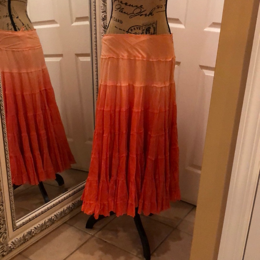 Marciano coral long skirt